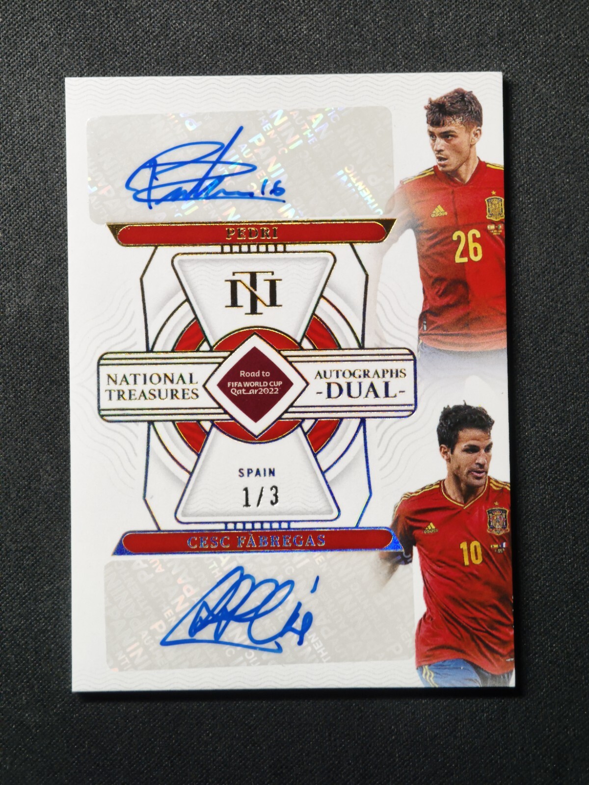 Panini National Treasure Fabregas Auto - ワールドサッカー