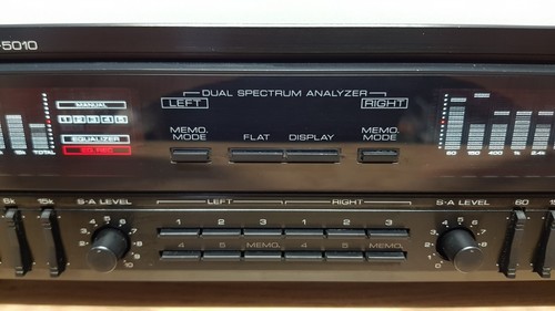 Kenwood GE-5010 2x7 Band Stereo Graphic Equalizer - Spectrum Analyzer - Afbeelding 4 van 22