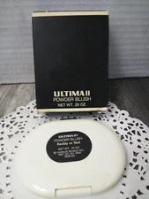 NOS Ultima II Powder Blush REDDY OR NOT .25oz w/Applicator Pad BY CHARLES REVSON