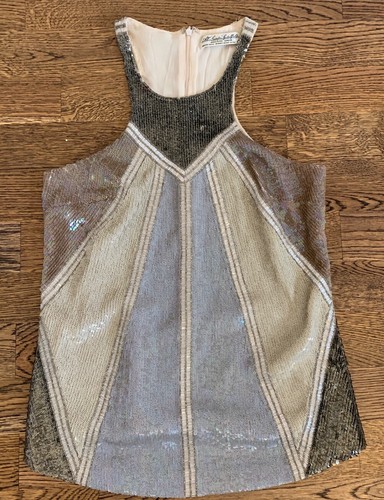 All Saints Jada Sequins Vest Top Uk 8 - Picture 10 of 14