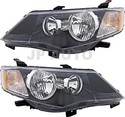 For 2007-2008 Mitsubishi Outlander Headlight Halogen Set Pair