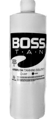 Sunless Air Brush Tanning Solution Spray BOSS Solution Quarts and Gallons