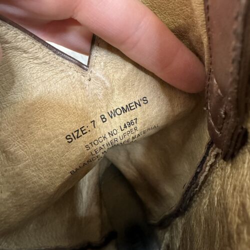 Justin Women's J-Flex Roper Cowgirl Cowboy Western Boots Brown L4967 Size 7B - Picture 7 of 7