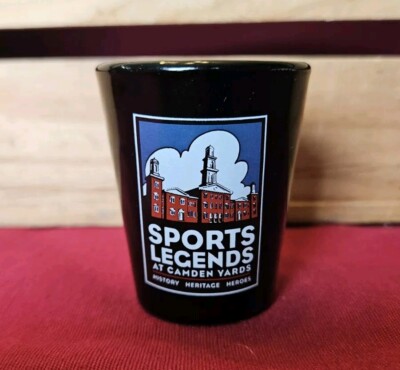 Sports Legends At Camden Yards History Heritage Heroes Black Shot Glass