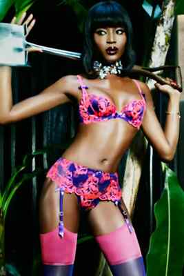 AGENT PROVOCATEUR KARLIE BH 32DD & AP 2 STRUMPFHALTER & SLIP ODER TANGA UK 8 NEU MIT ETIKETT