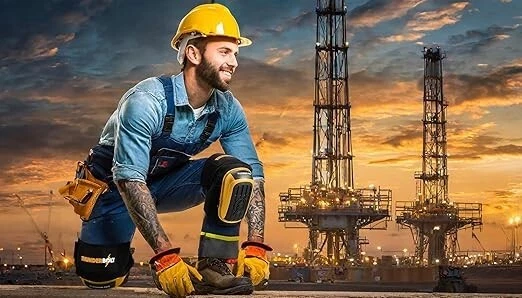 Rodilleras Thunderbolt para hombre construcción rodilleras para trabajo rodilleras para hombre Foto 2 de 4