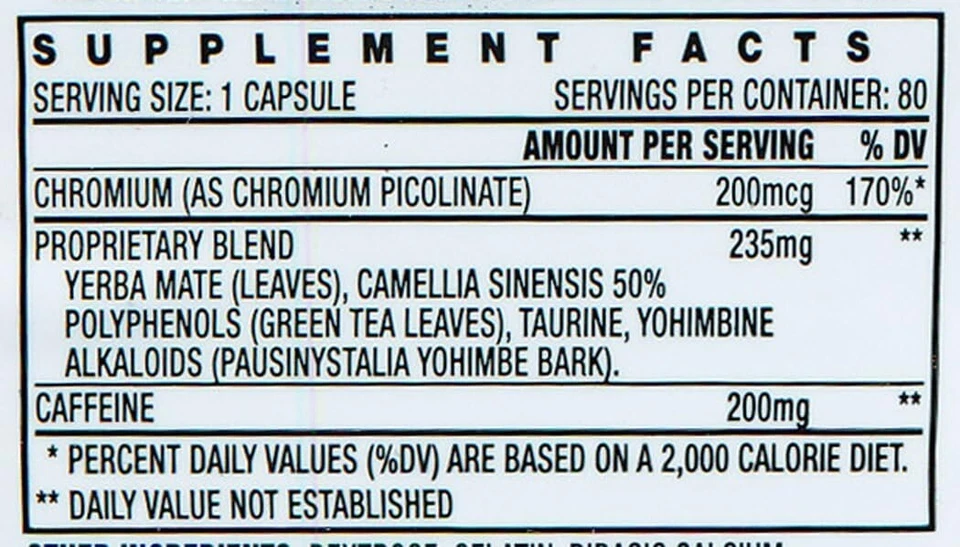 Original Stacker 3 XPLC Extreme Performance Formula, 80 Capsules - Image 4 of 4