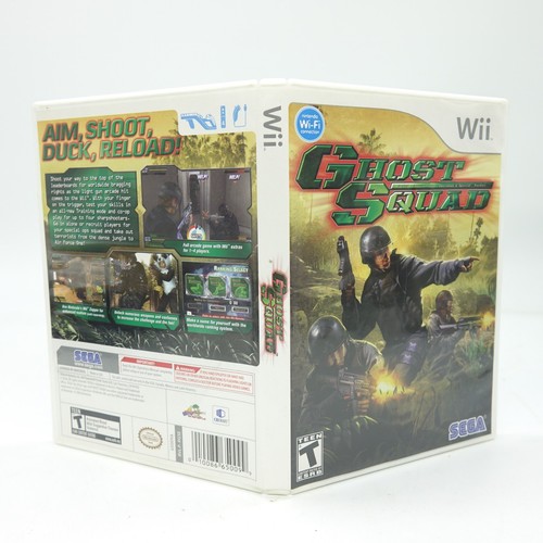 Ghost Squad (Nintendo Wii, 2007) Complete CIB w/ Manual SEGA T Teen Tested - Picture 3 of 5