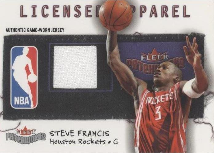 2003-04 Fleer Patchworks - Steve Francis #LA-SF - 1 of 2
