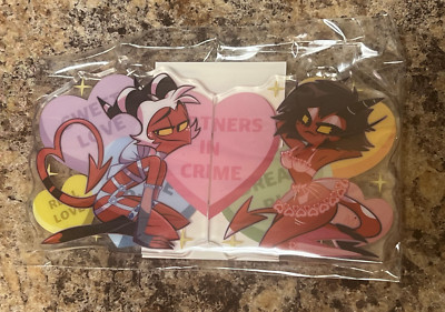 Helluva Boss Moxxie x Millie Valentines 2025 Couple Magnet Acrylic Keychain