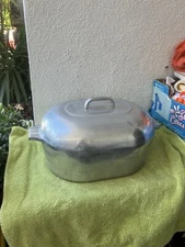 Vintage Wagner Ware 4267-p Pot Magnalite Sidney O Turkey Roaster Oval