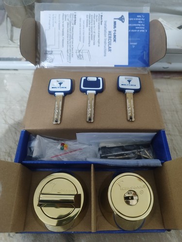 Mul T Lock MT5+ MTL800 Deadbolt Hercular Single Thumbturn 3 Schlüssel - BRIGHT BRASS - Bild 2 von 10
