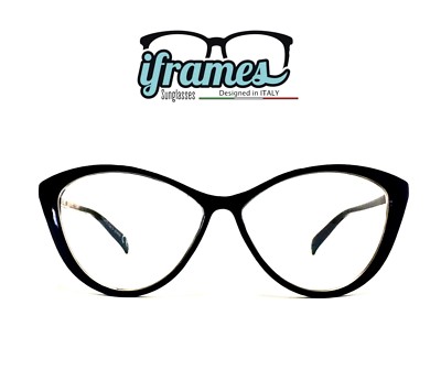 Occhiali Neutri/Vista iFrames Montatura Sottile in Acetato a Gatto Vintage  Donna | eBay