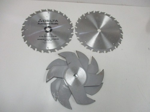 Delta 8 Zoll Hartmetallspitze stapelbar DADO Sägeblatt Set Nr. 35-535