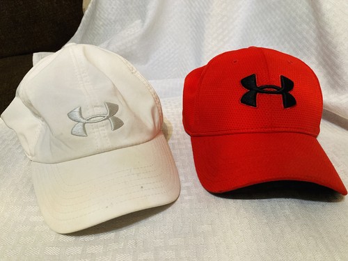 2 UNDER ARMOUR hats stretch-fit fitted 