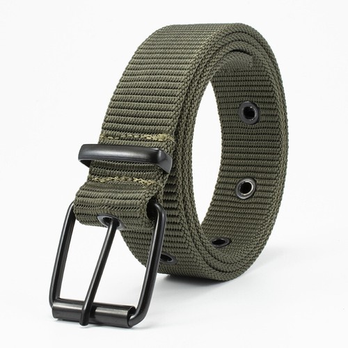 Outdoor Sport Webbing Belt Alloy Pin Buckle Men Army Casual New Belt‹ - Picture 10 of 22