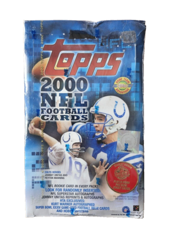 Topps Football HTA Hobby Jumbo Box 2000 - Sellado de fábrica