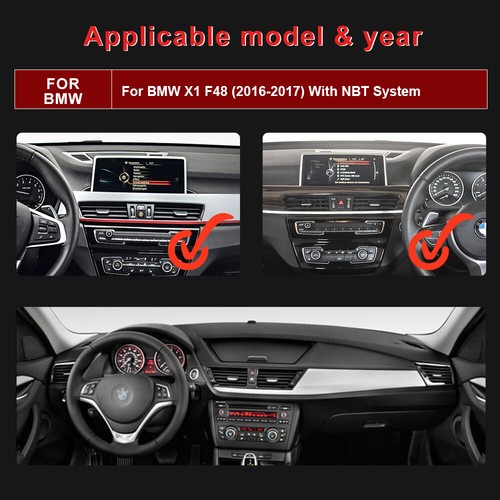 12,3" Android 14 Autoradio CarPlay DAB 8 Kern GPS Navi für BMW X1 F48 2016-2017 - Bild 2 von 13