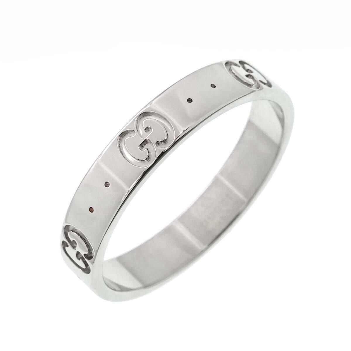 Gucci アイコンリング　750 サイズ9 グッチ GUCCI アイコン #9 リング ダイヤ K18 PG ピンクゴールド