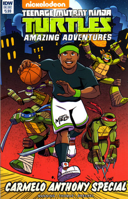 TEENAGE MUTANT NINJA TURTLES Amazing Adventures CARMELO ANTHONY New Bagged