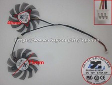 For GIGABYTE GTX460 560 graphics card fan FS1280-S2153A 12V 0.16A 3-Pin/2-Pin