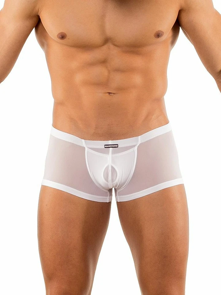 Manstore Push Up Pants M101 Underwear Weiß C-Ring Boxers Herren Unterwäsche - Bild 4 von 4
