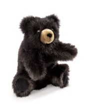 Folkmanis Baby Black Bear Hand Puppet 1 Ea