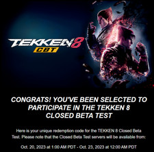 TEKKEN 8 CLOSED NETWORK TEST PC/STEAM FAST DELIVERY
