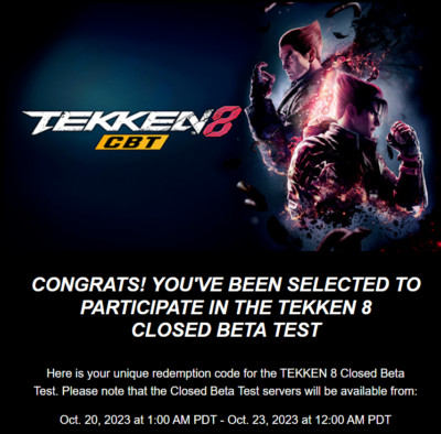 TEKKEN 8 CLOSED NETWORK TEST PC/STEAM FAST DELIVERY