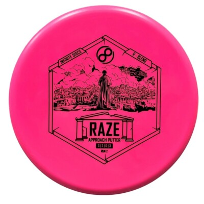 Infinite Discs Raze - R-Blend - Disc Golf Overstable Putter (Colors Vary)
