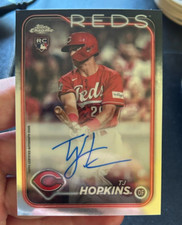 2024 TJ Hopkins Topps Chrome Rookie Base Auto #RA-TH Tigers