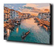 Premium Quality Paint By Numbers Kit: Grand Canal Venice. KitArtUS