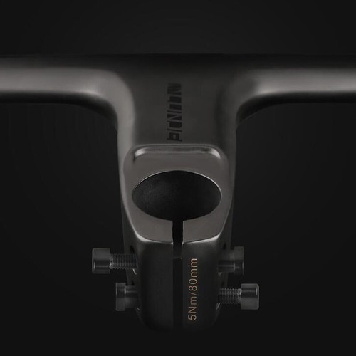 1-1/8" LUNJE Carbon Fiber Integrated Handlebar Bar Stem Handlebar with Holder - Picture 10 of 10