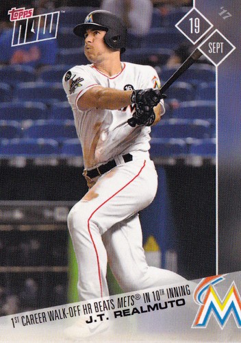 2017 Topps Now 628 J.T. Realmuto