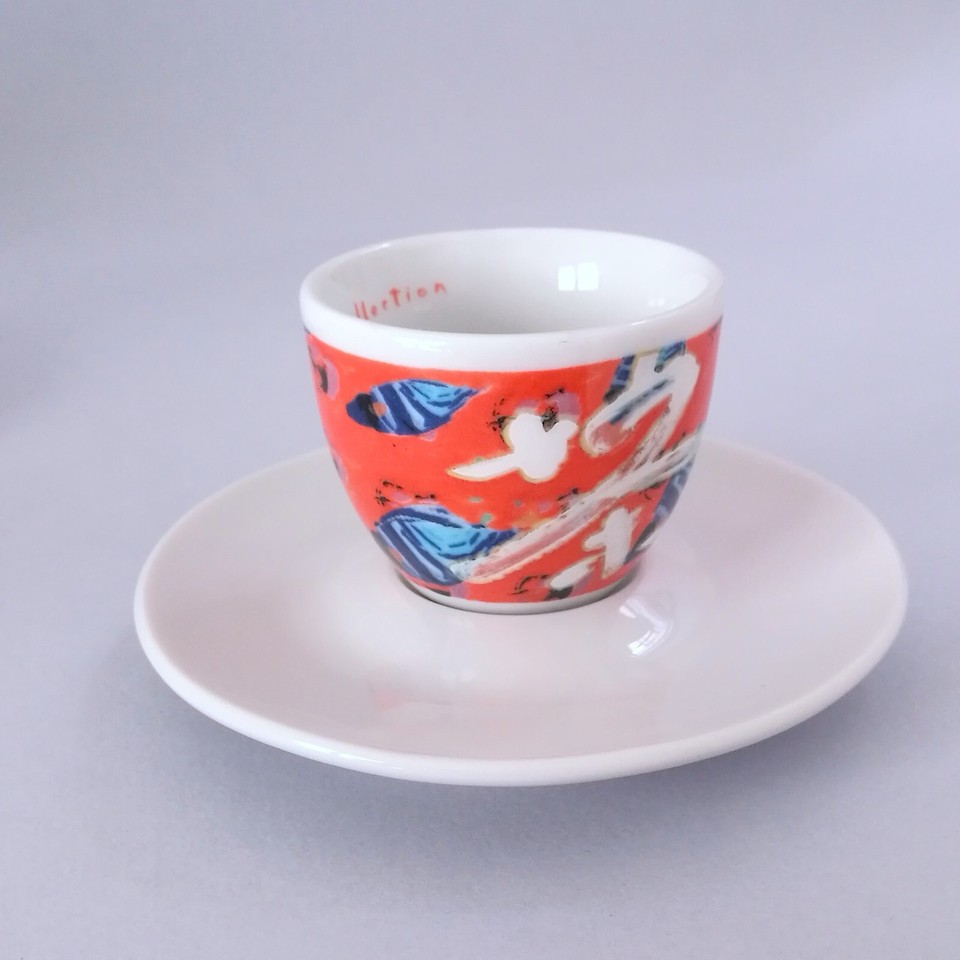 LLY CUP 1996 Nam June Paik SIGNED NUMBERED tazzina Illy COLLECTION