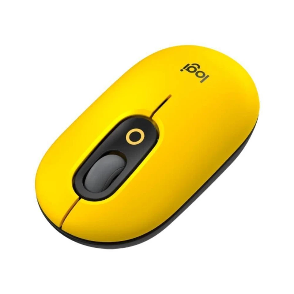 Logitech POP MOUSE Yellow wireless 4000DPI Gaming Mouse - Image 3 of 4