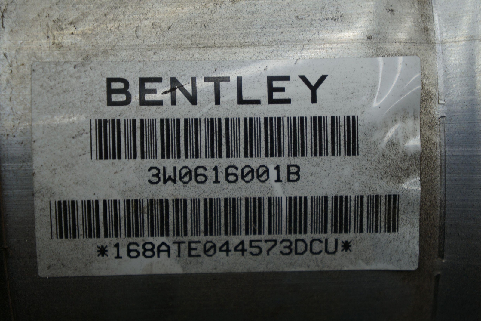 Rear Left Air Spring Shock Absorber Strut 3W0616001 Bentley Continental GT 2006