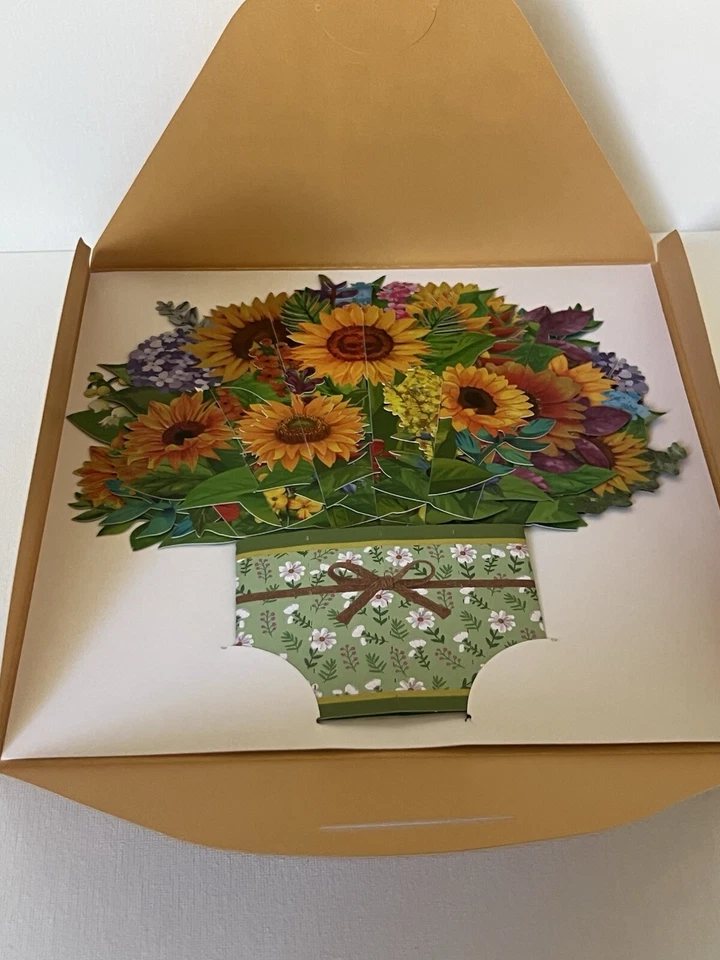 Tarjeta de Felicitación 3D Pop Up Flor Mariposa Navidad Gracias Madre Familia Navidad Foto 2 de 4