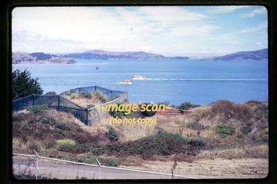 Passenger Ferry Ships in Southern California in 1962, Kodachrome Slide aa 27-8b