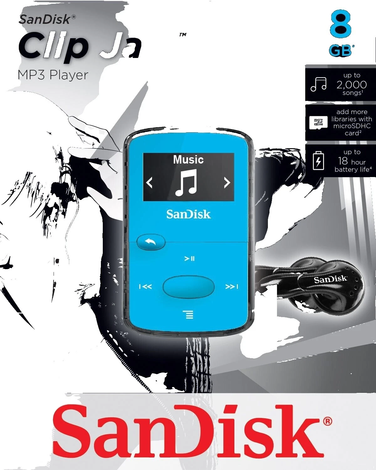 SanDisk Sansa Clip+ reproductores de MP3 USB 2.0