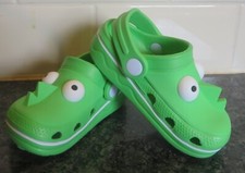 Marks And Spencer Green Dinosaur Shoes Crocs Size 6 Junior