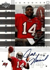 Joe Hamilton Tampa Bay Buccaneers Signed 2000 UD Graded Football Card #152 /500