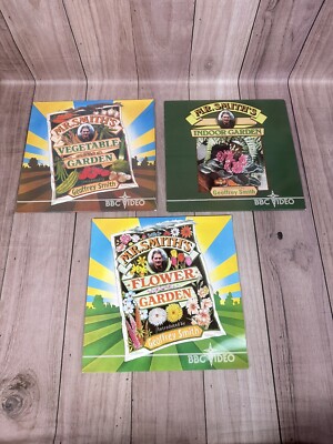 Mr Smith s Indoor, Flower, Vegetable Garden Laserdisc LD x3 Bundle BBC Video
