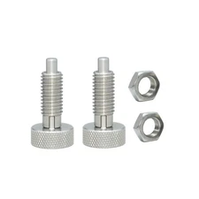 2Pcs Stainless Steel Lock-out M6 Type Quick Release Pins with Knurled Handle