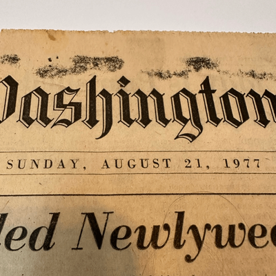 Historical Vintage Newspapers From Voyager Launch To Jupiter