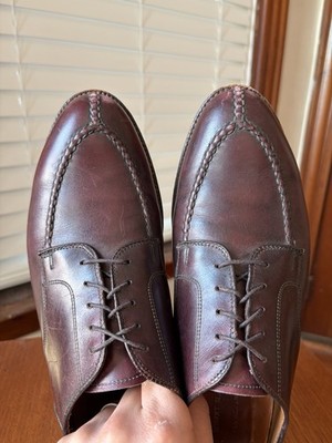 Alden 964 Burgundy Calfskin Norwegian Front Blucher | Alden Model