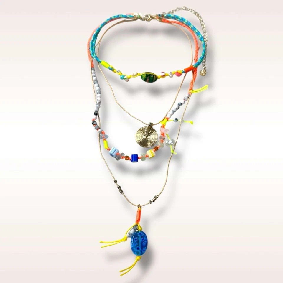 Collar Free People My Magic en Capas Dorado Ariana Ost Bohemio Caprichoso NUEVO  Foto 4 de 4