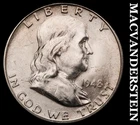 1948-D Franklin Half Dollar - FBL - Choice Gem Brilliant Unc  Lustrous  #G6231