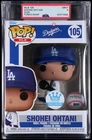 2024 Shohei Ohtani Funko Pop #105 Pitching PSA Mint 9 Los Angeles Dodgers MLB Ex