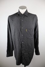 ARMANI JEANS CAMICIA UOMO TG. L MAN CASUAL VINTAGE SHIRT COTONE COTTON LOGO